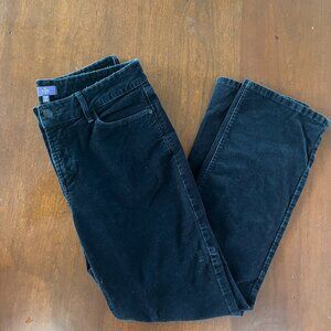 NYDJ Black Corduroy Pants. Size 10P